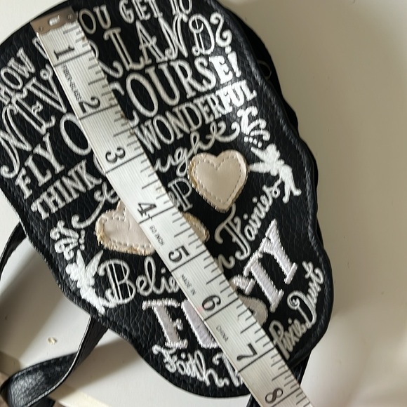 Loungefly Tinker Bell Crossbody black skull purse - Picture 11 of 12